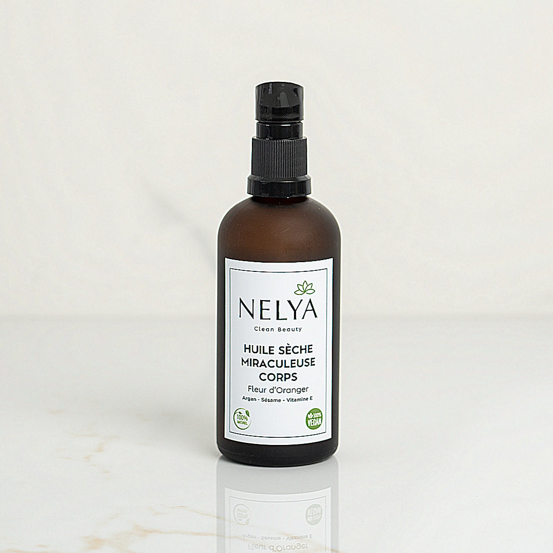 Huile Sèche Corps et Cheveux - Fleur d&